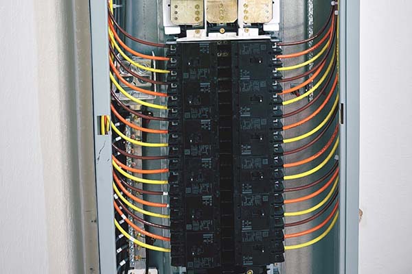 Electrical Panel Cable Management